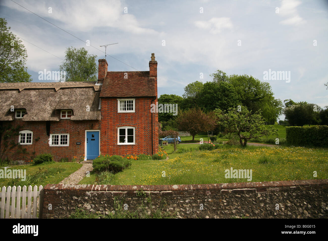 Country cottage in the rural hamlet of Hambledon Stock Photo