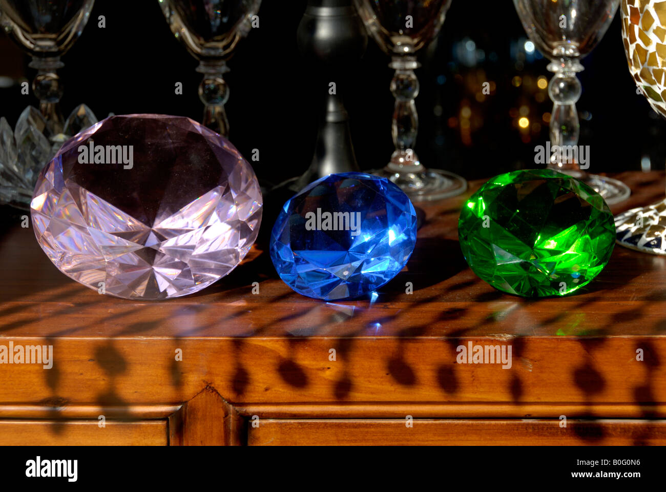 Glass paperweights for sale at Portobello road market Stock Photo Alamy