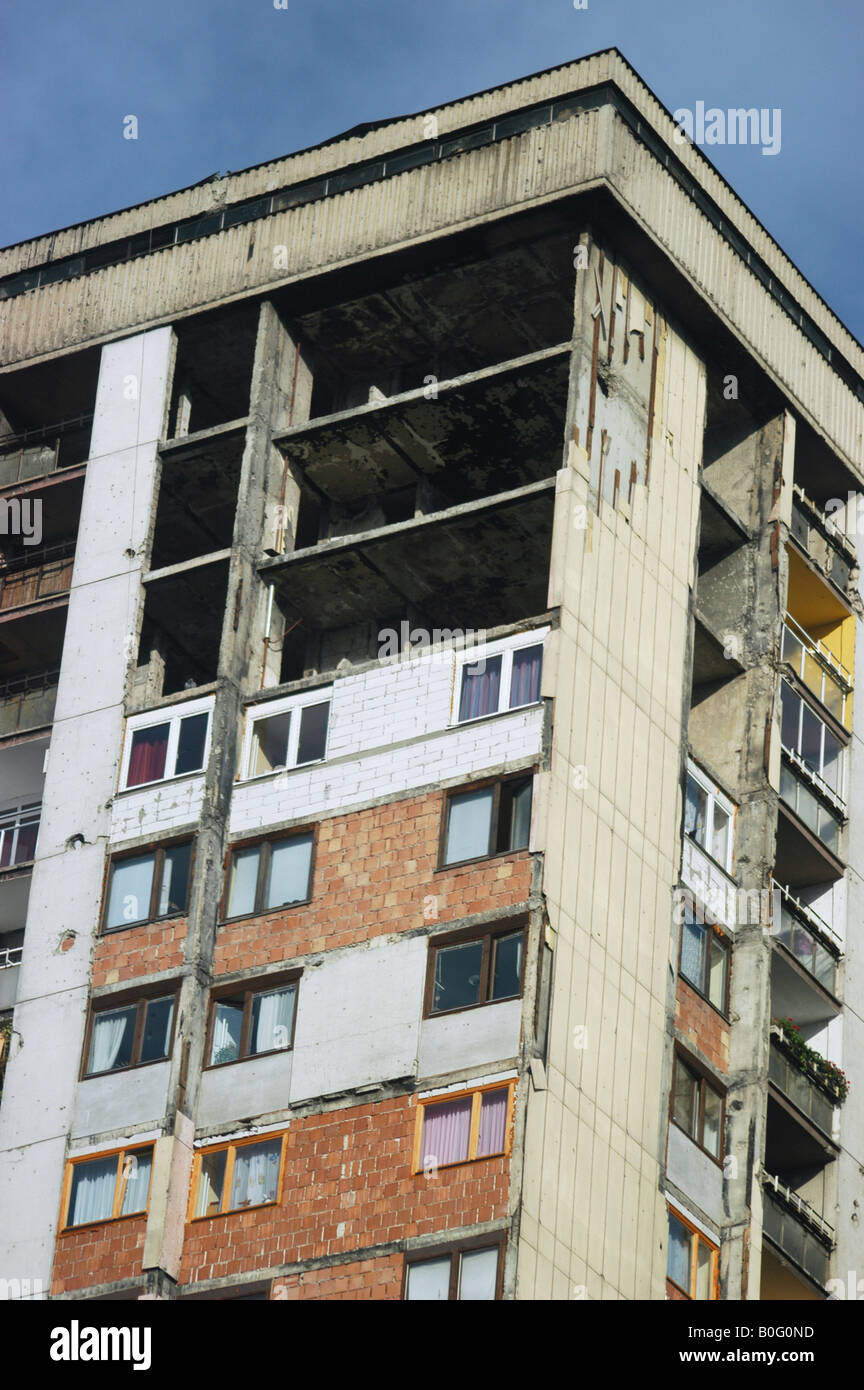The civil war - Sarajevo Bosnia Herzegovina Stock Photo