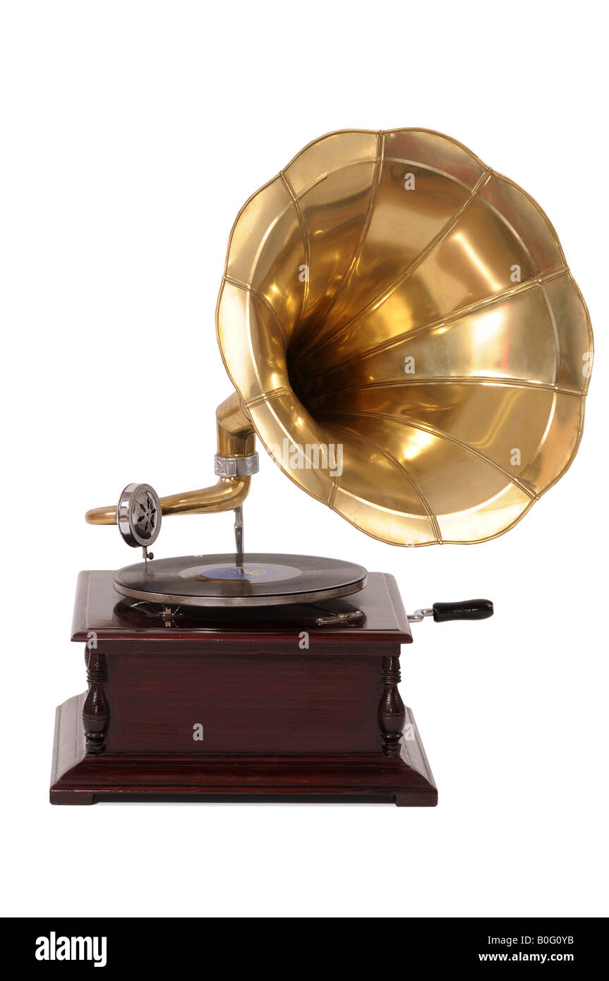 Gramophone Stock Photo