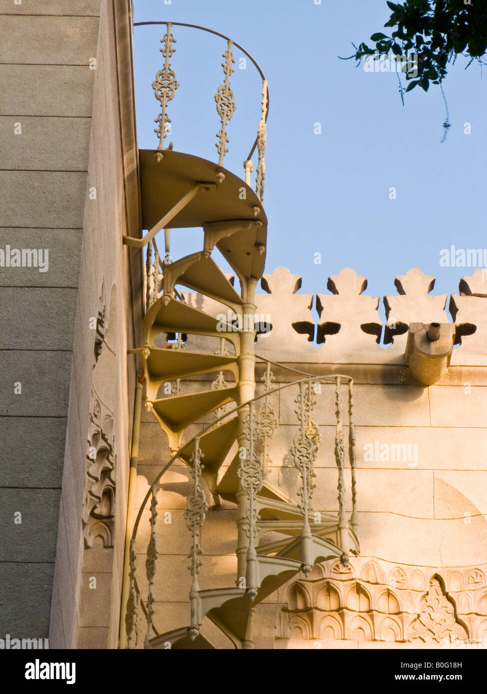 cast iron staircase, Qubbat Afandina, Cairo, Egypt Stock Photo Alamy