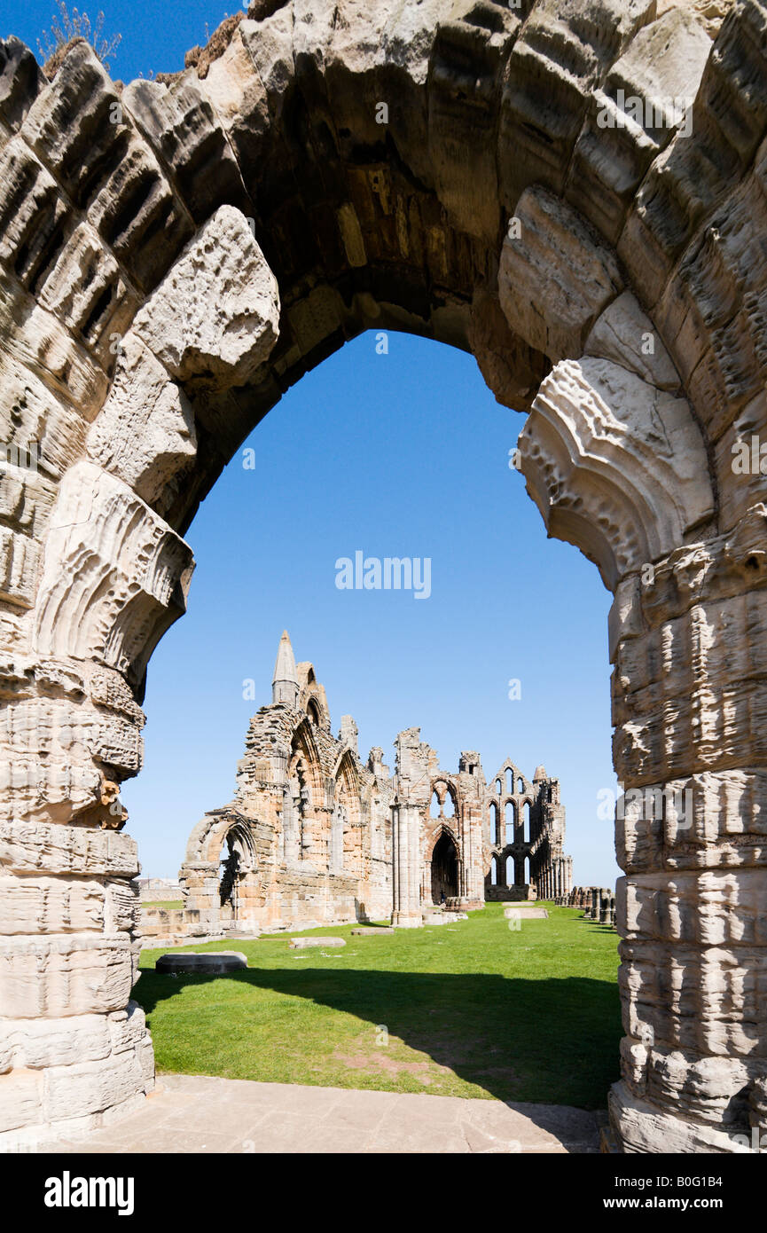 Whitby Abbey, Whitby, East Coast, North Yorkshire, England, United Kingdom Stock Photo