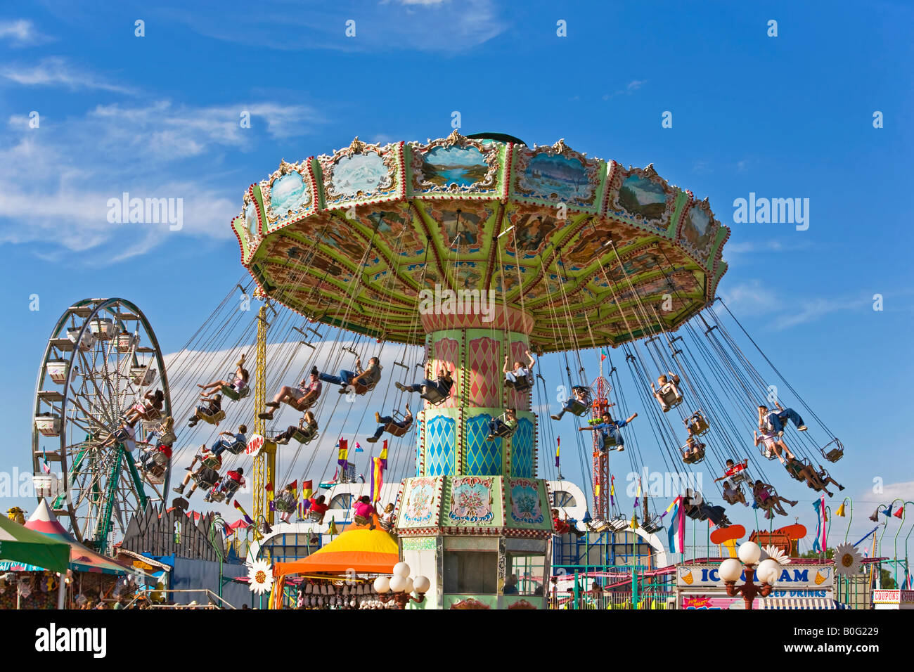 Carnival Swing Ride High Resolution Stock Photography and Images - Alamy