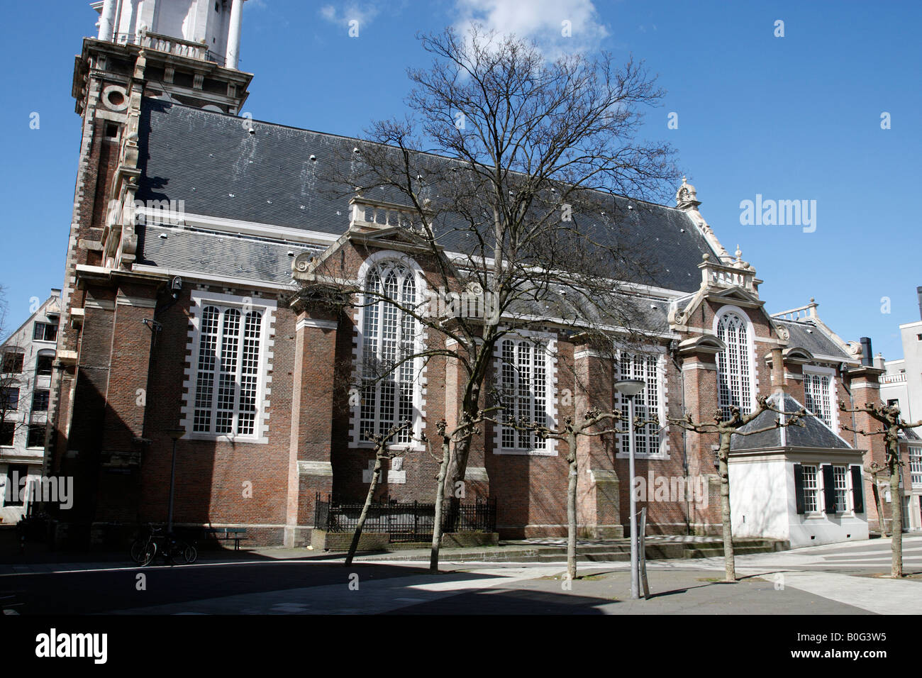 the zuiderkerk or southern church zuiderkerkhof amsterdam netherlands north holland europe Stock Photo