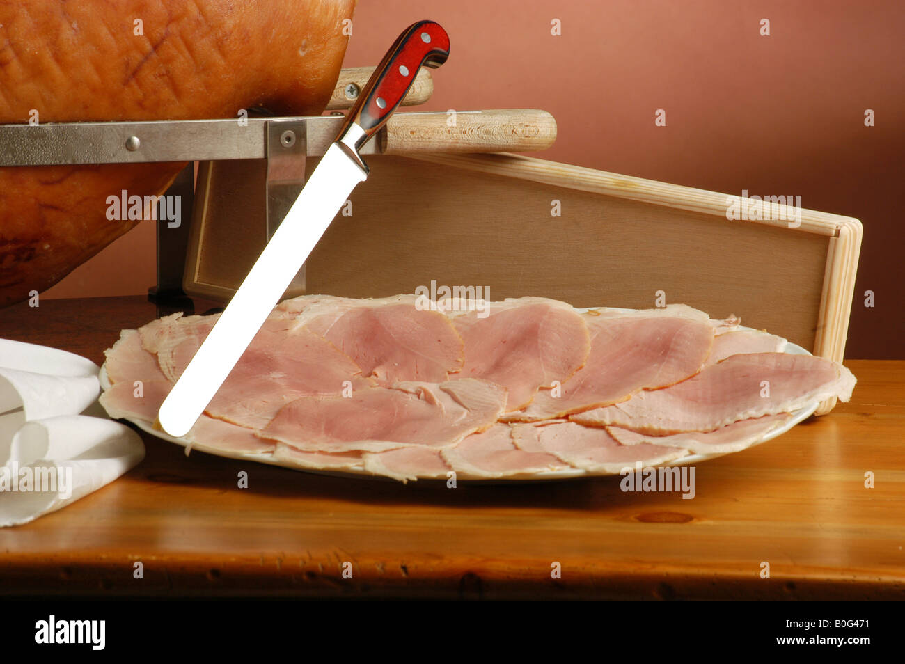 Prosciutto Cotto Ham Stock Photo Alamy