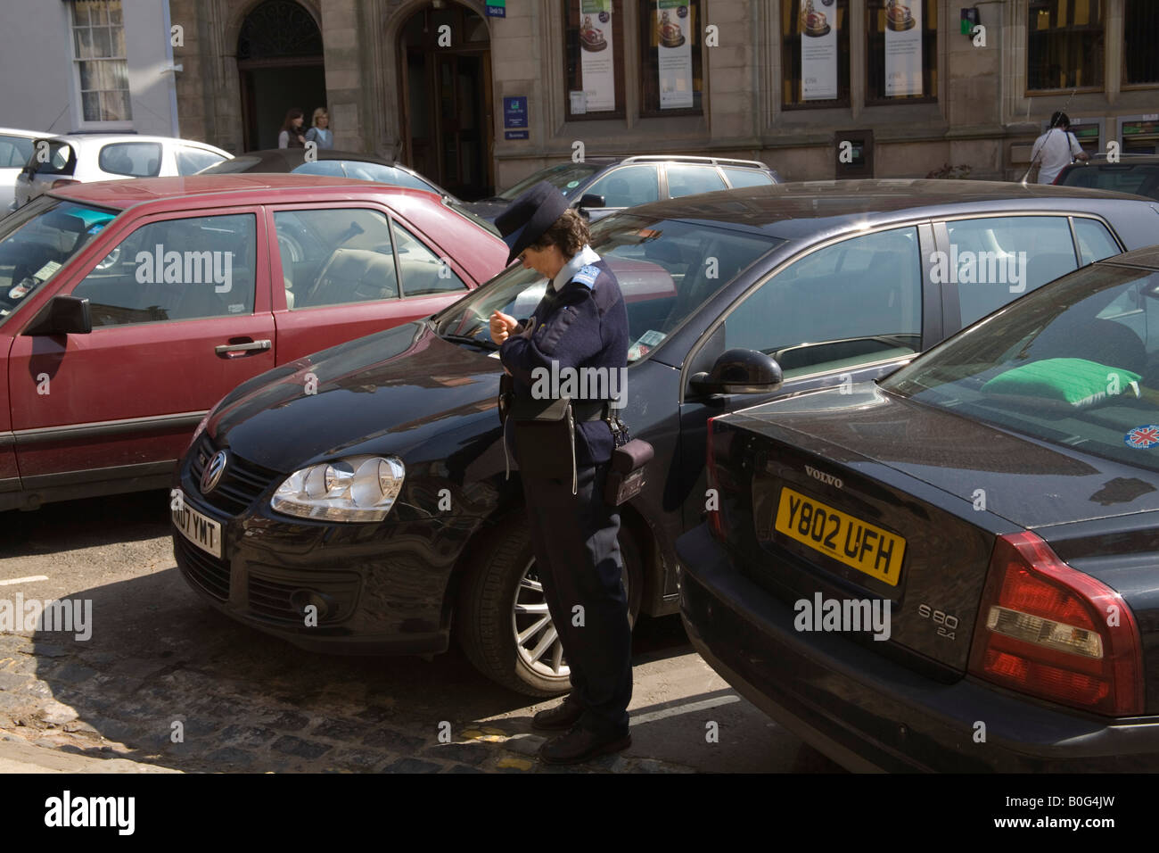 Female Traffic Warden Stock Photos & Female Traffic Warden Stock Images