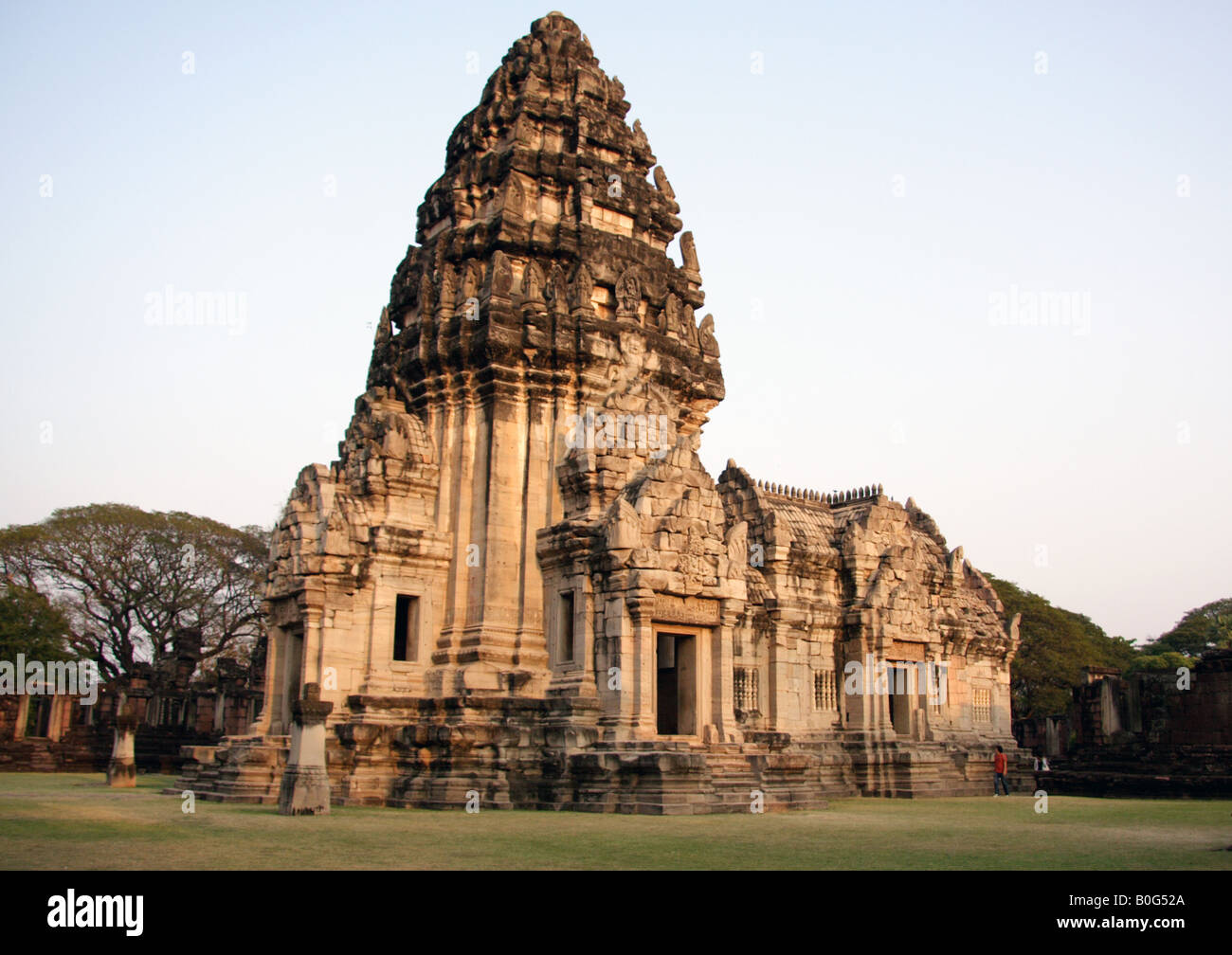 Phimai temple ruins Thailand Stock Photo