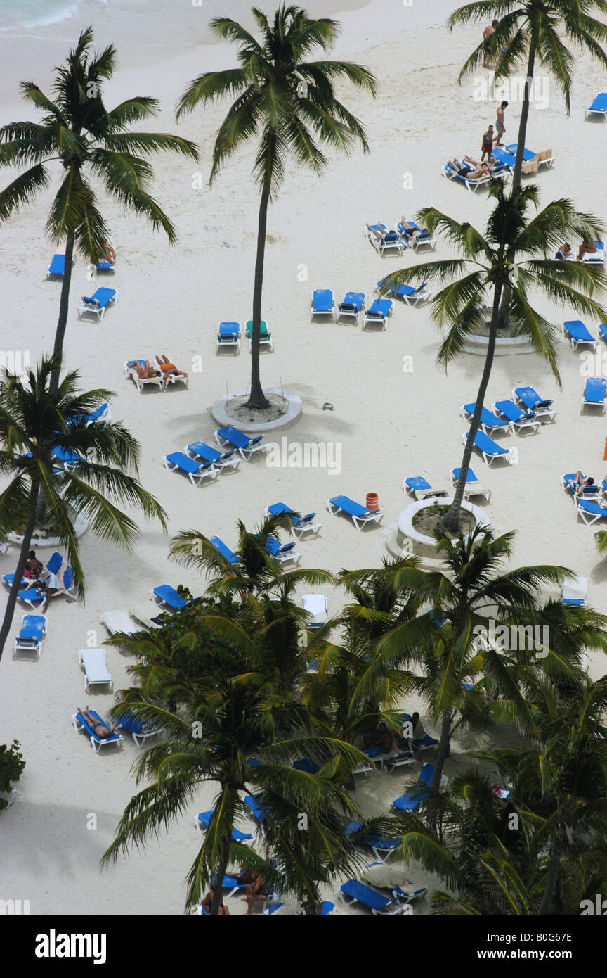 Beach in Punta Cana - Santo Domingo Stock Photo