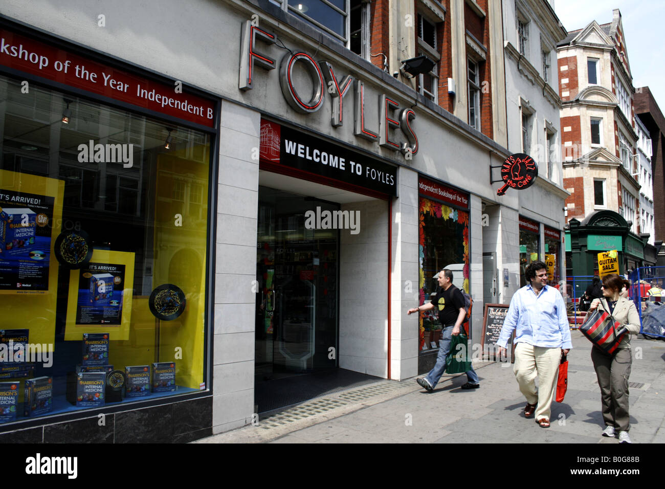 Foyles Bookshop Charing Cross Road London Uk 08 Stock Photo