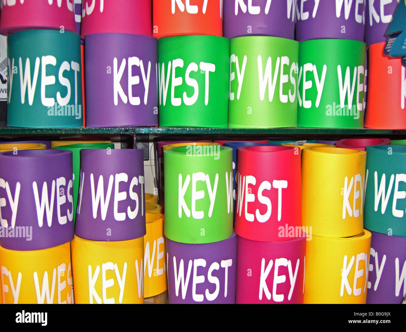 Key West cooleys Stock Photo