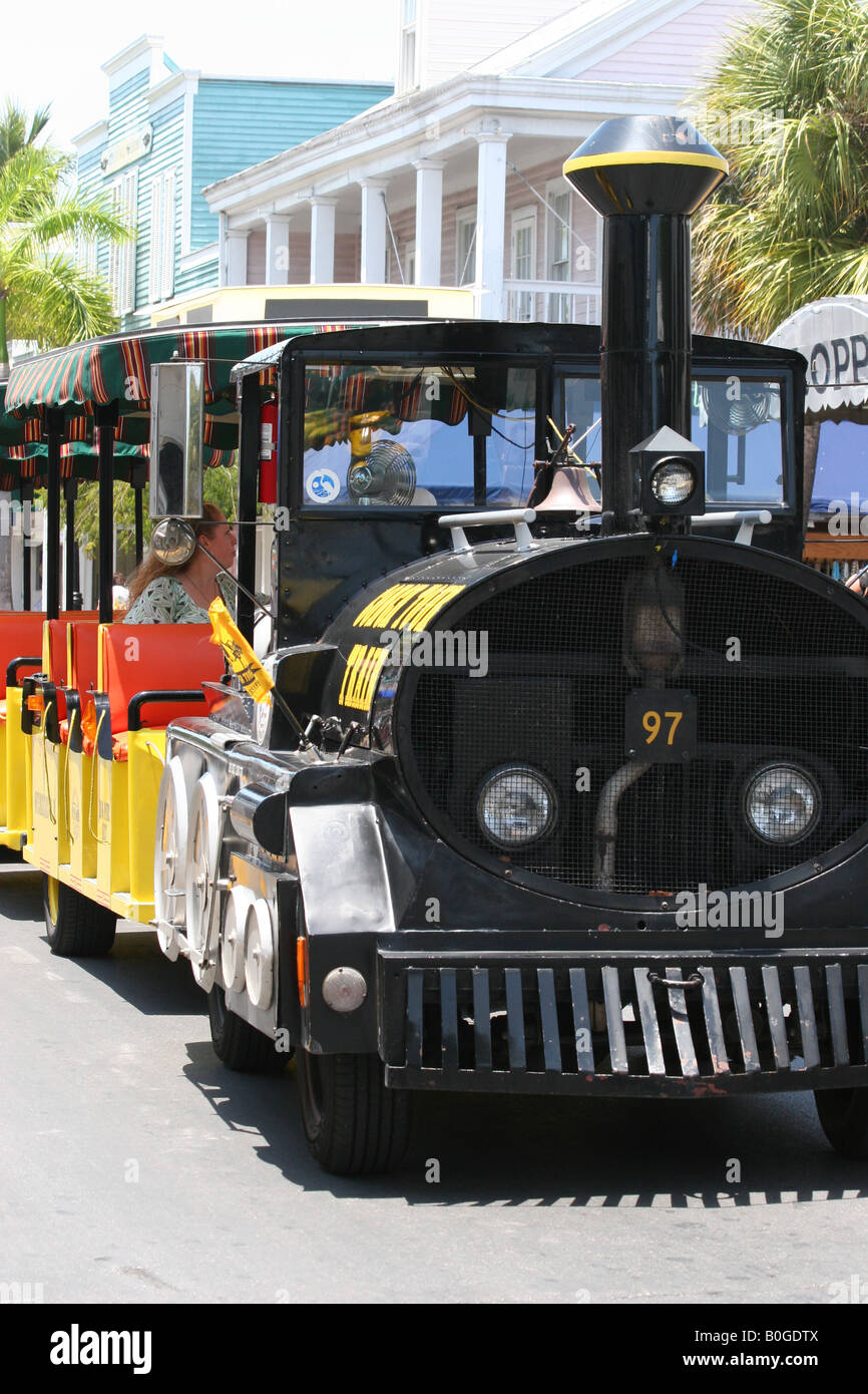 Key West conch train Stock Photo Alamy
