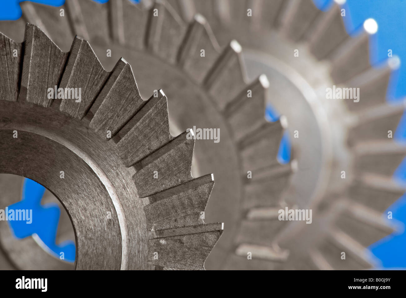 Cutters for a horizontal milling machine Stock Photo Alamy