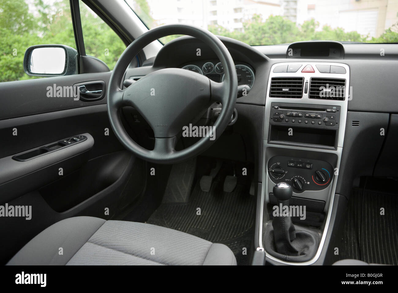 Interior view of a car Stock Photo - Alamy
