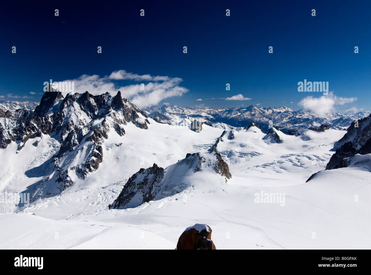 Glacier du geant vallée blanche hi-res stock photography and images - Alamy