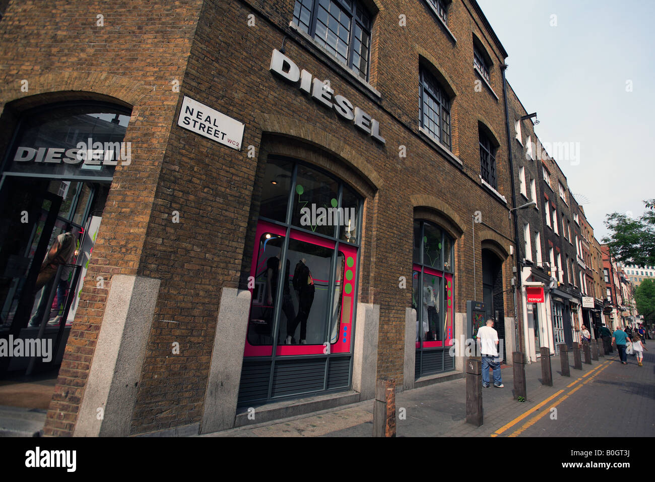united kingdom west london covent garden wc2 neal street diesel clothing shop Stock Photo