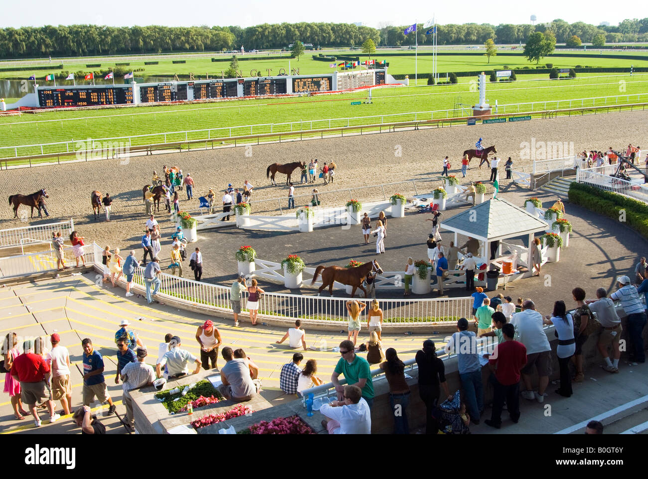Arlington Race Track Stock Photo Alamy