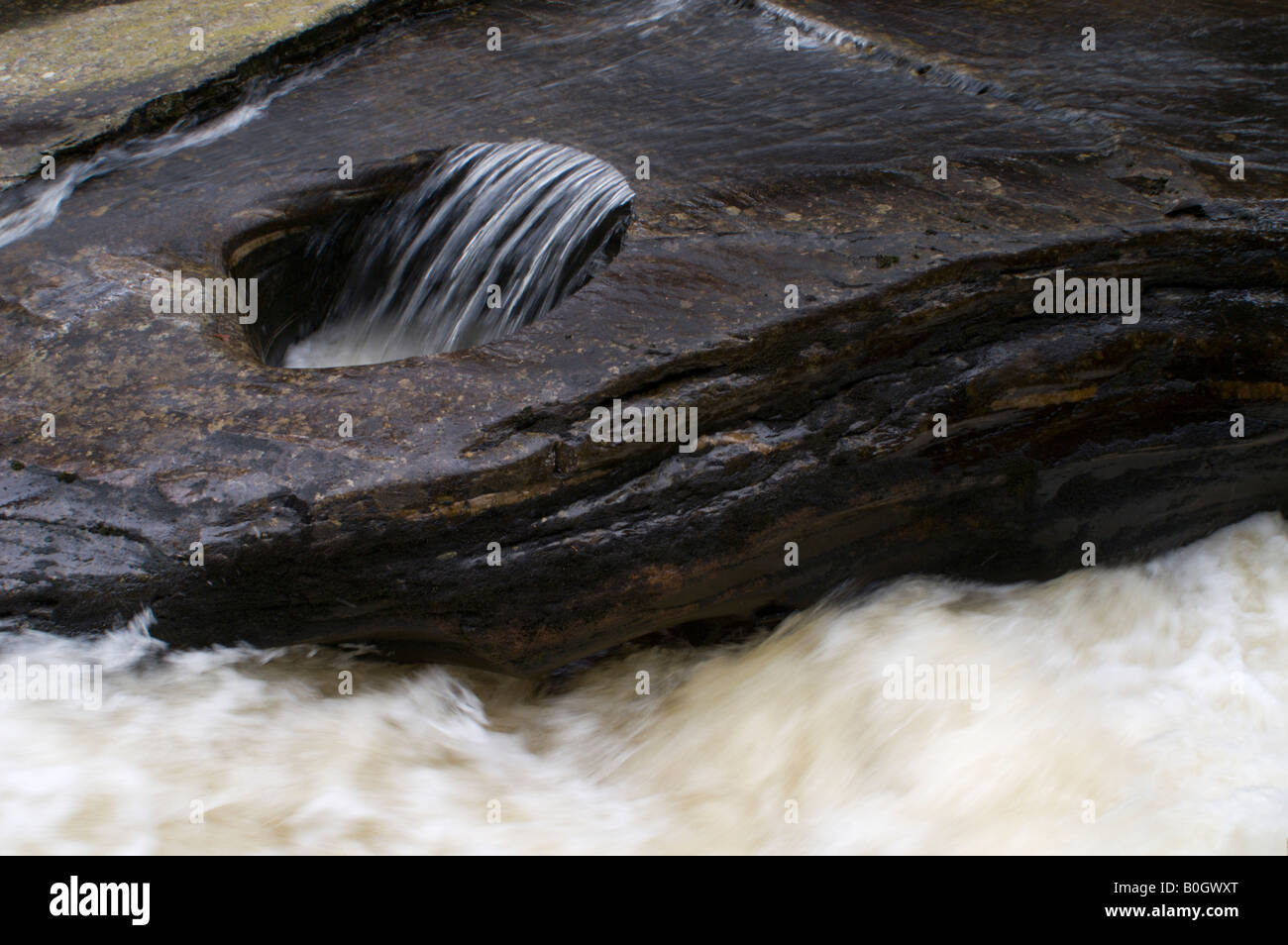 Devil's Punch Bowl, on the River Quoich near Braemar, Deeside, North