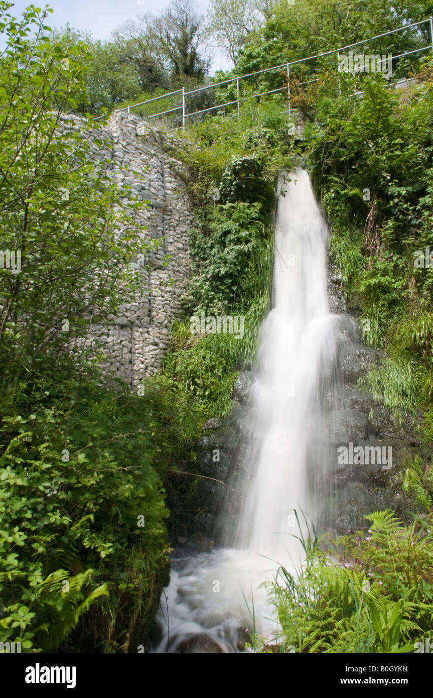 Waterfall at Luxulyan Valley Stock Photo - Alamy