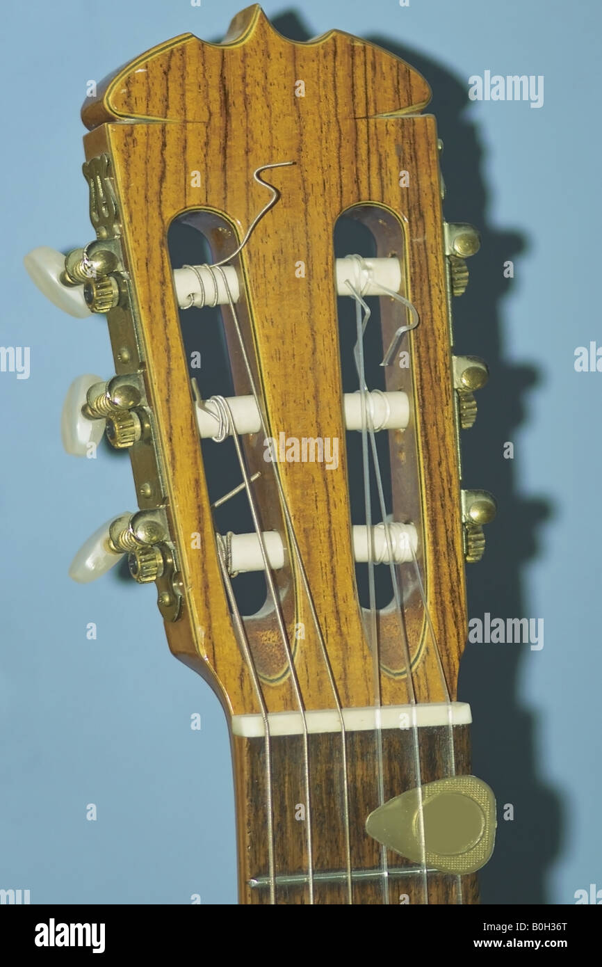 A spanish style classical nylon string guitar Stock Photo Alamy