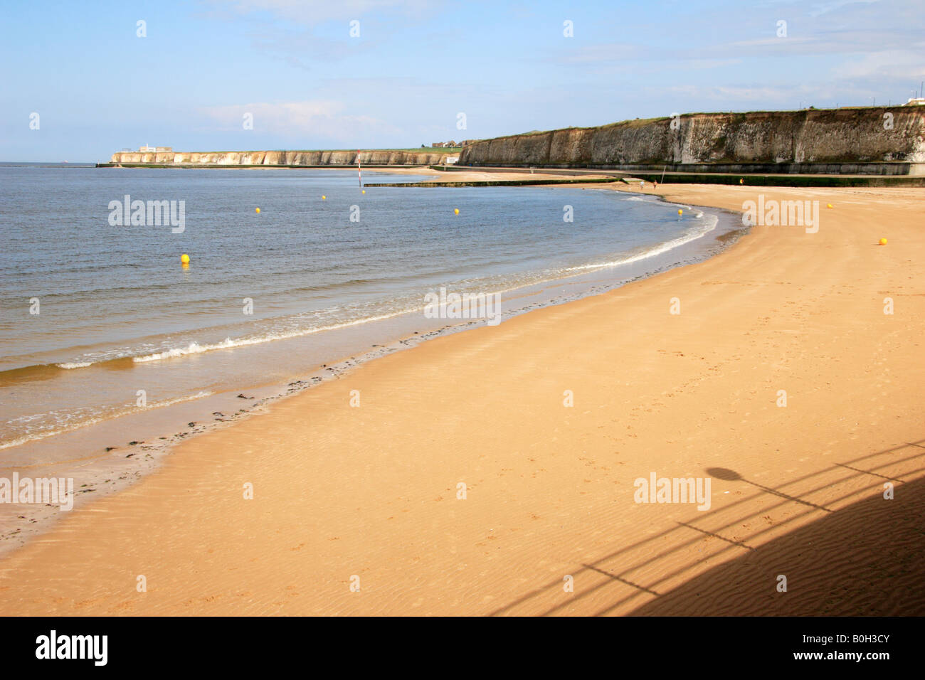 Eastern Esplande beach, Margate, Kent, England. Stock Photo