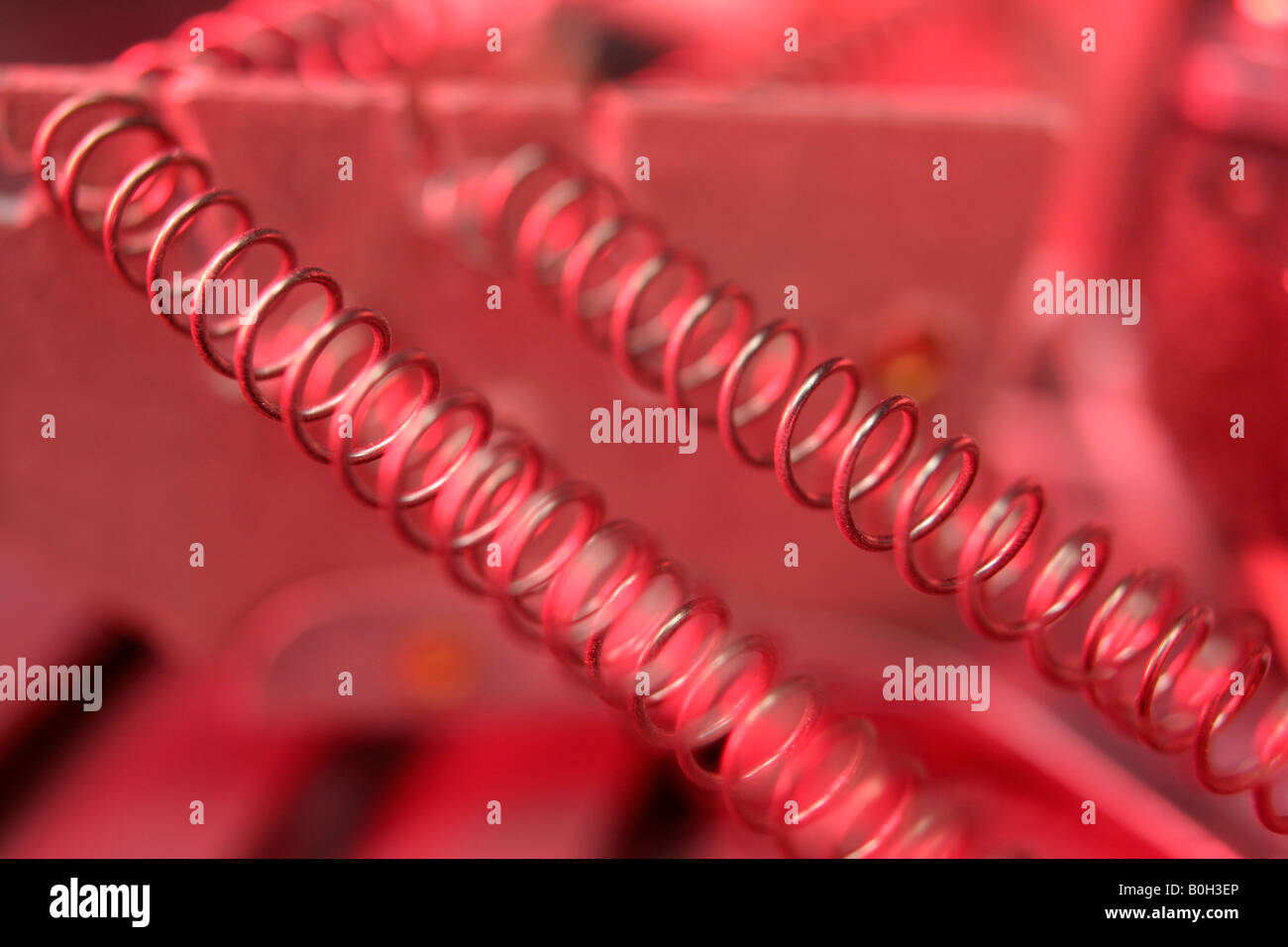 Electric heating element coils Stock Photo Alamy
