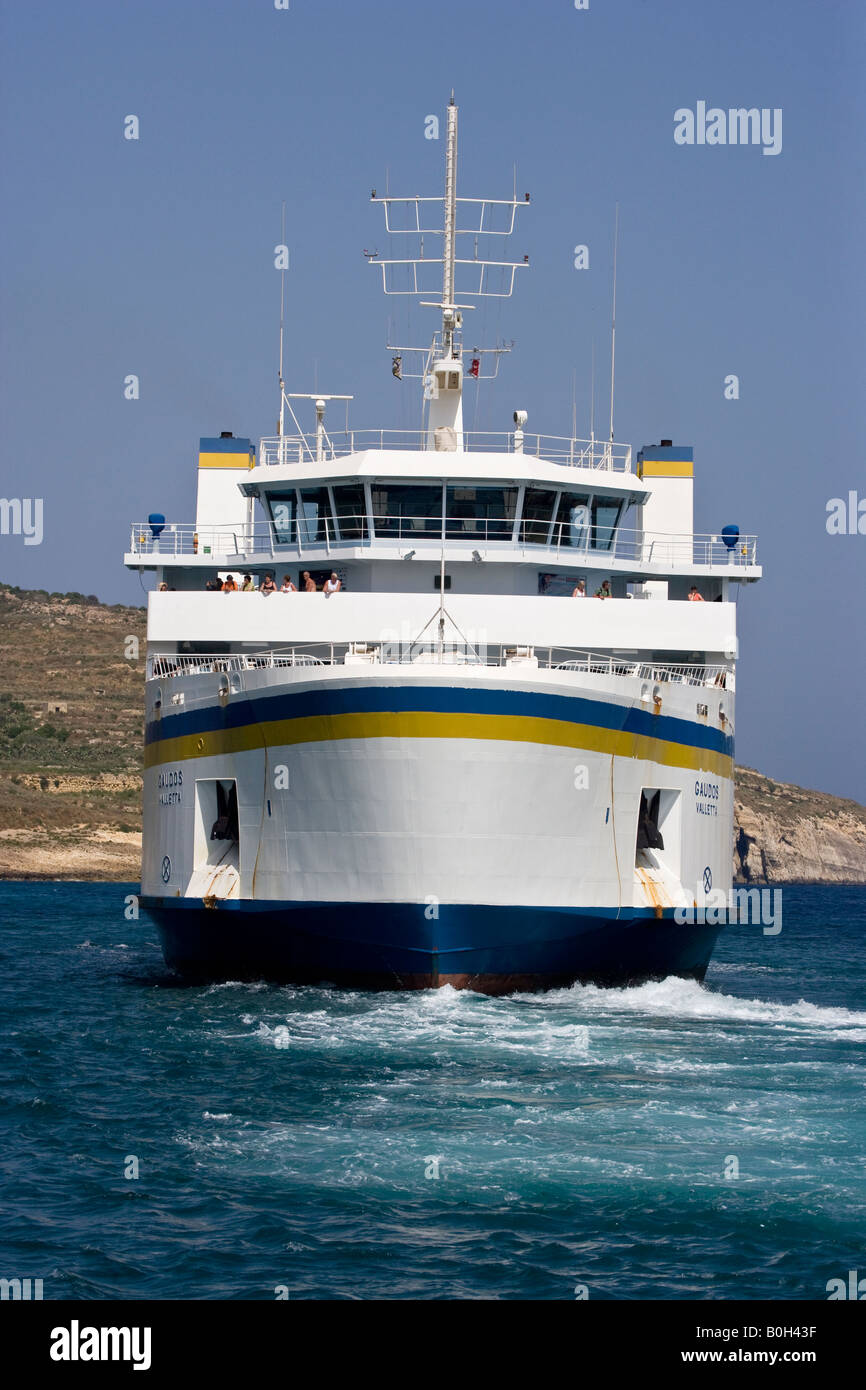 Car and Passenger Ferry Mgarr Gozo Malta Stock Photo Alamy