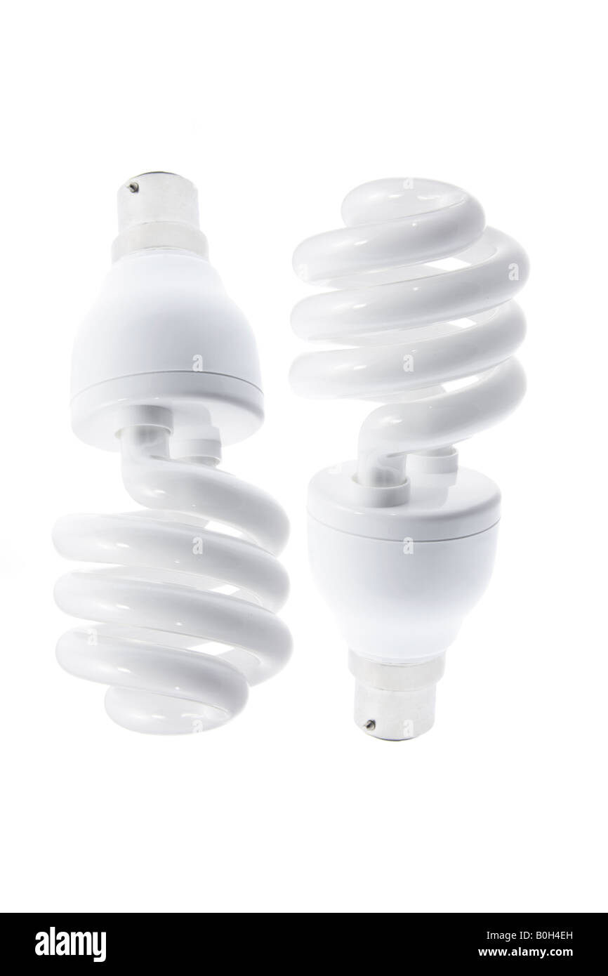 Compact Fluorescent Light Bulbs Stock Photo Alamy