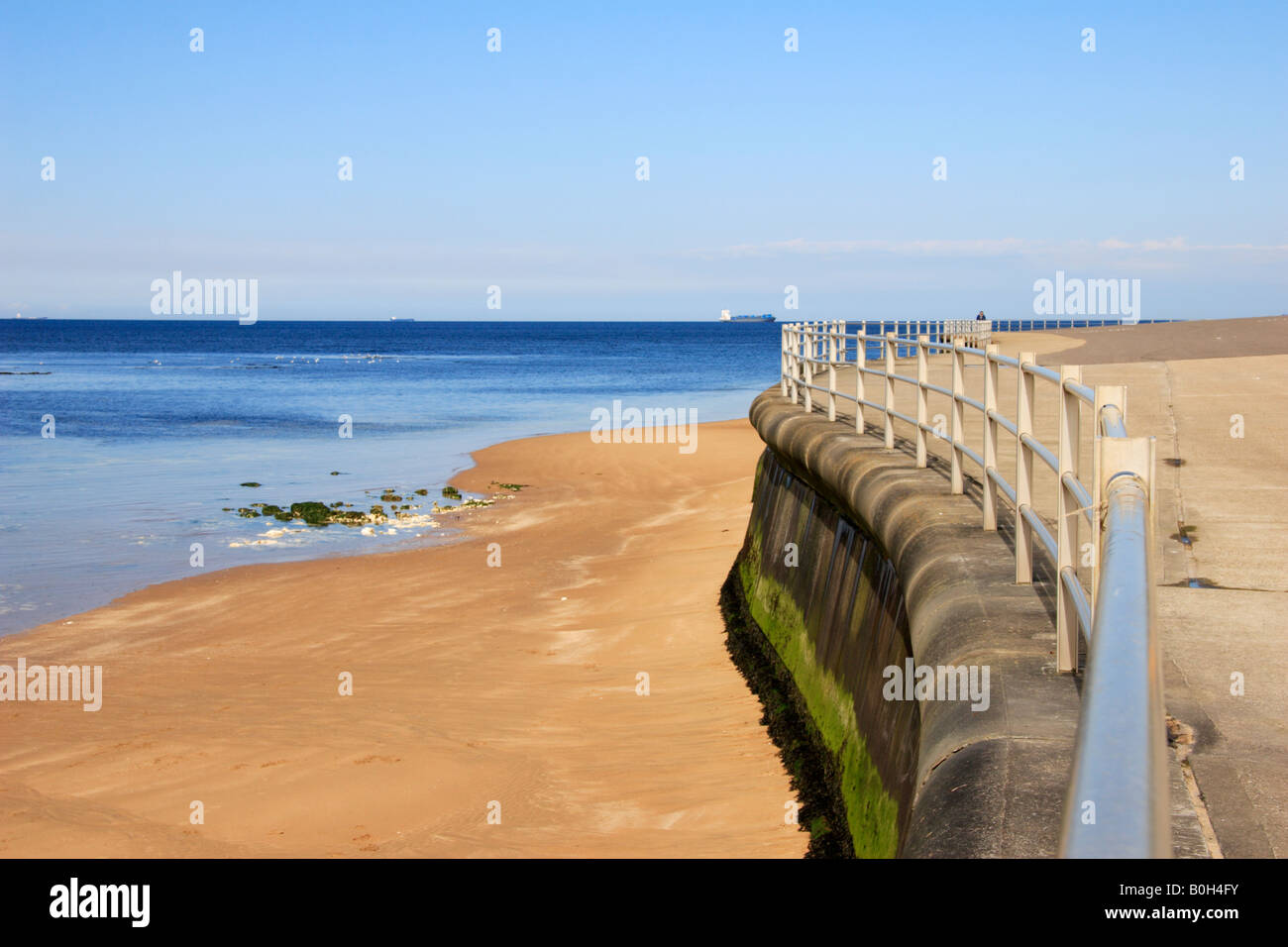 The Eastern Esplanade, Promenade and beach, Margate, England Stock
