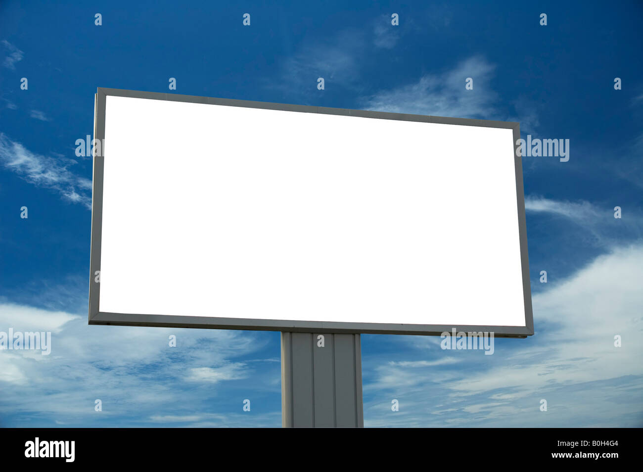 blank billboard just add your text Stock Photo