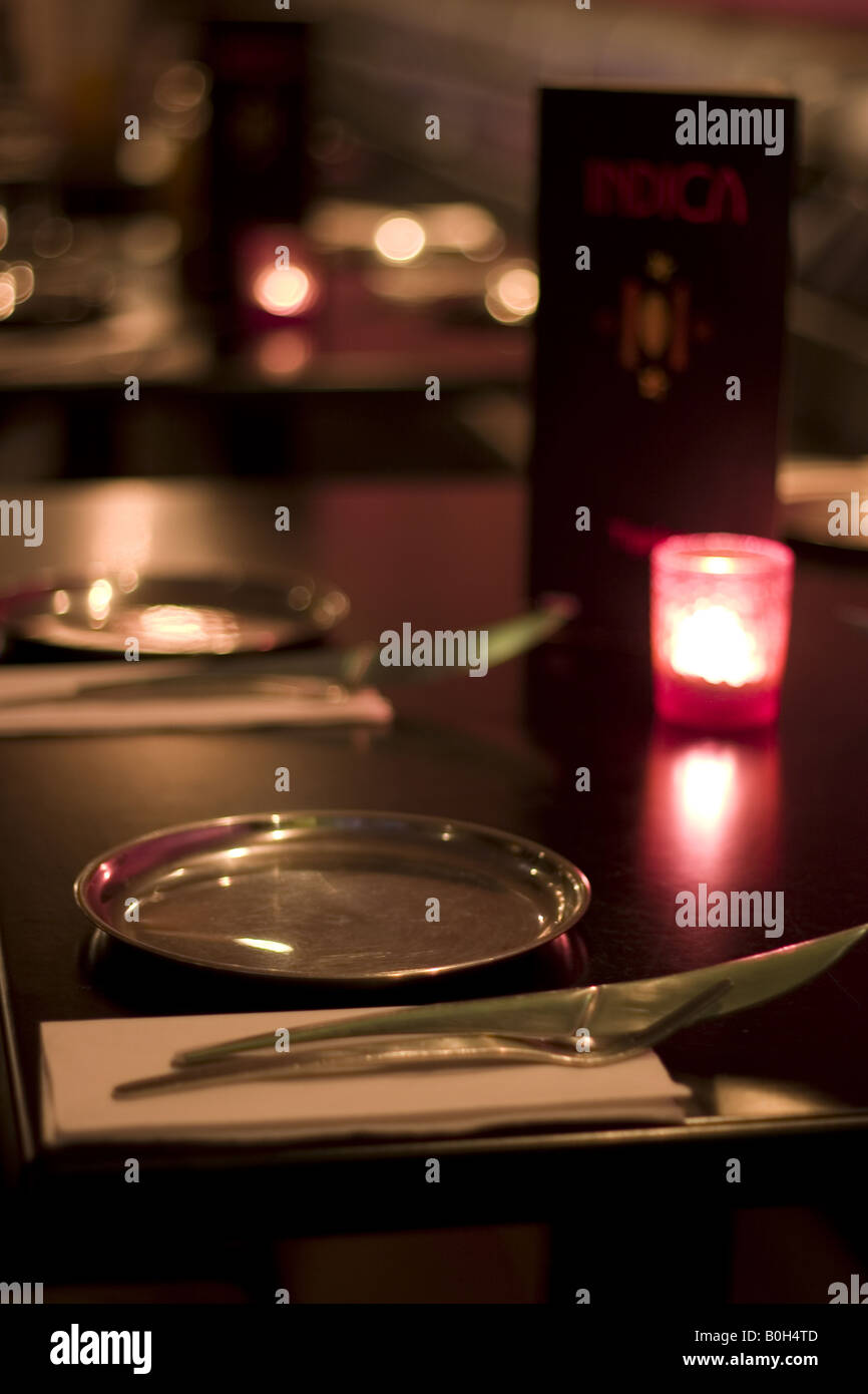 Indian restaurant table setting hires stock photography and images Alamy