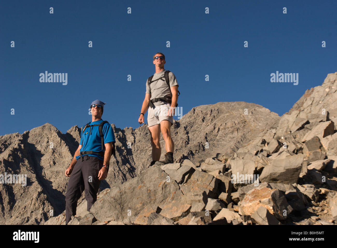 United States Idaho Lost River Mt Range Mt Borah 12662 ft hikers ...