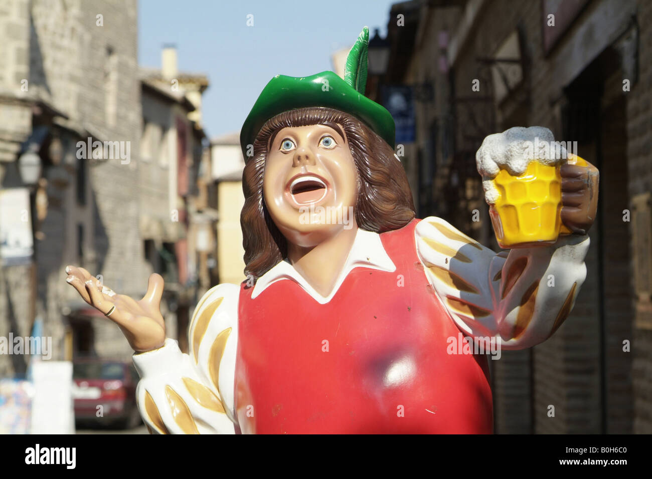 Cruz Campo beer advert in Spain Stock Photo