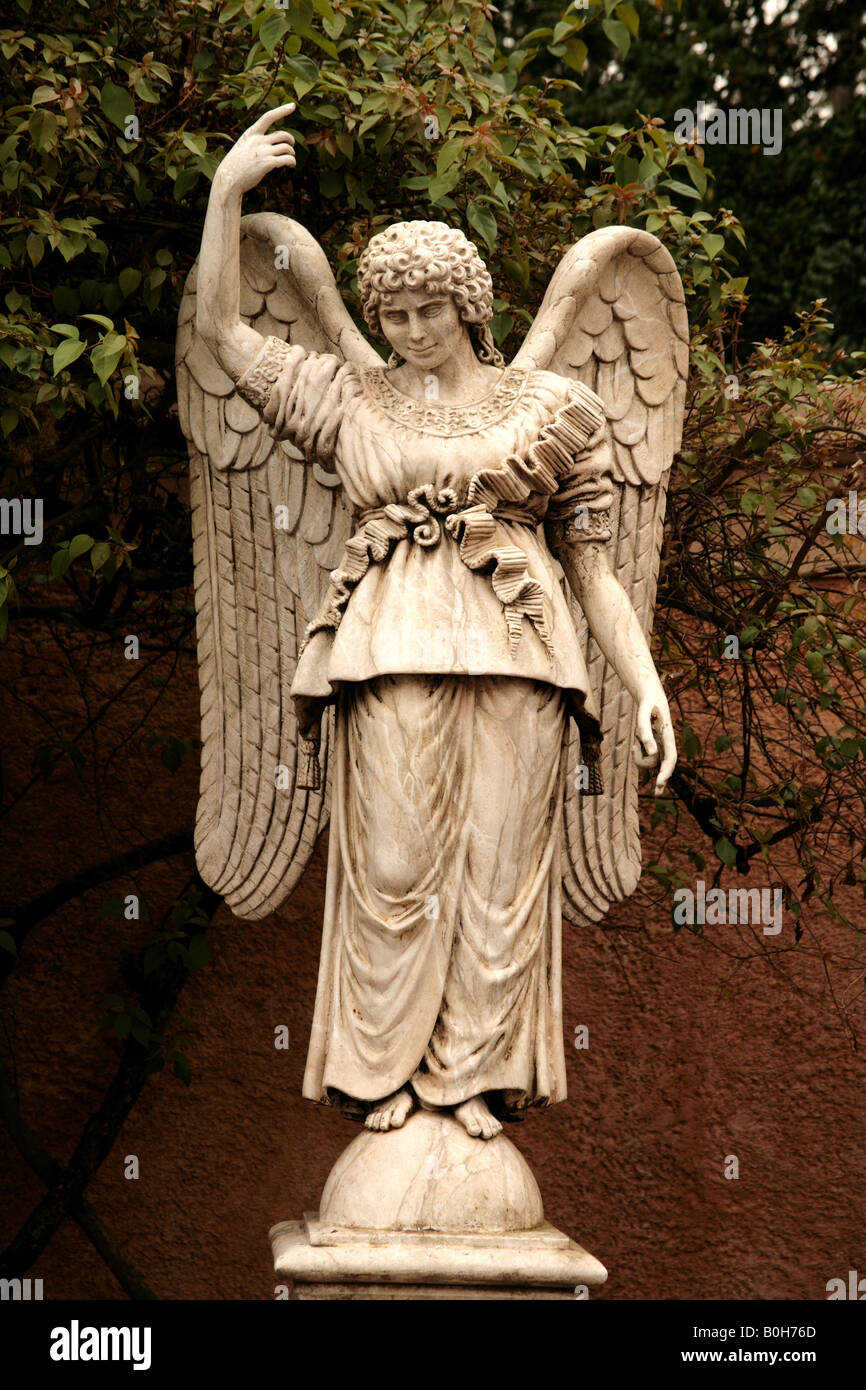 Italy at Epcot s World Showcase detail from an angel Statue For