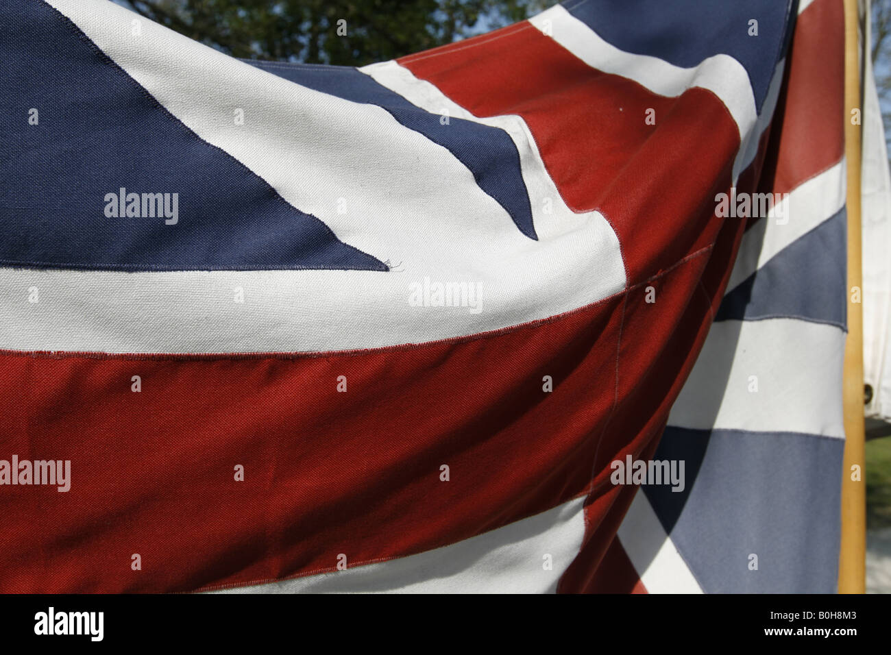 Union Jack, British flag during colonial days Stock Photo