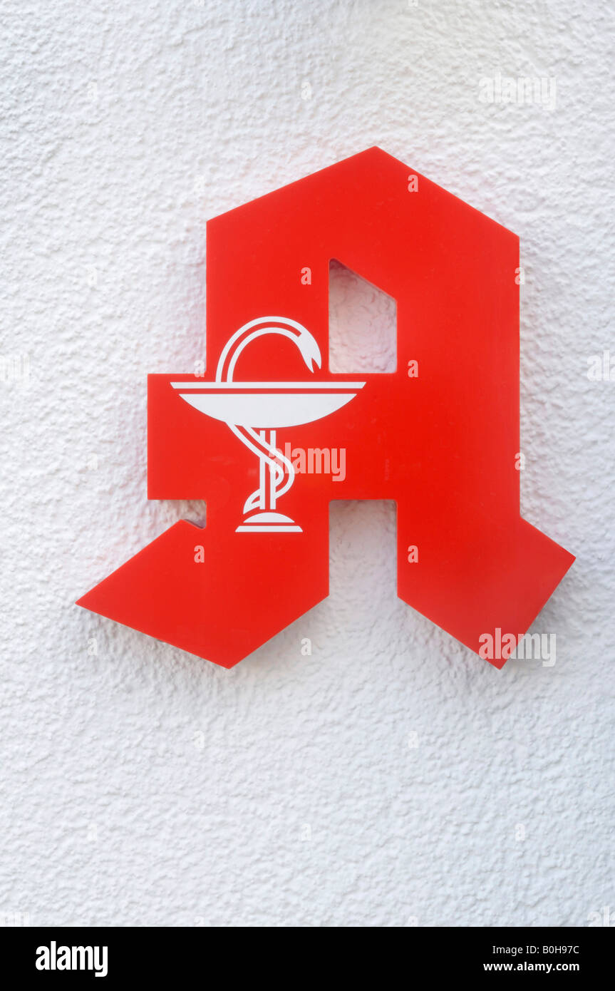 Apothecary symbol, pharmacy Stock Photo