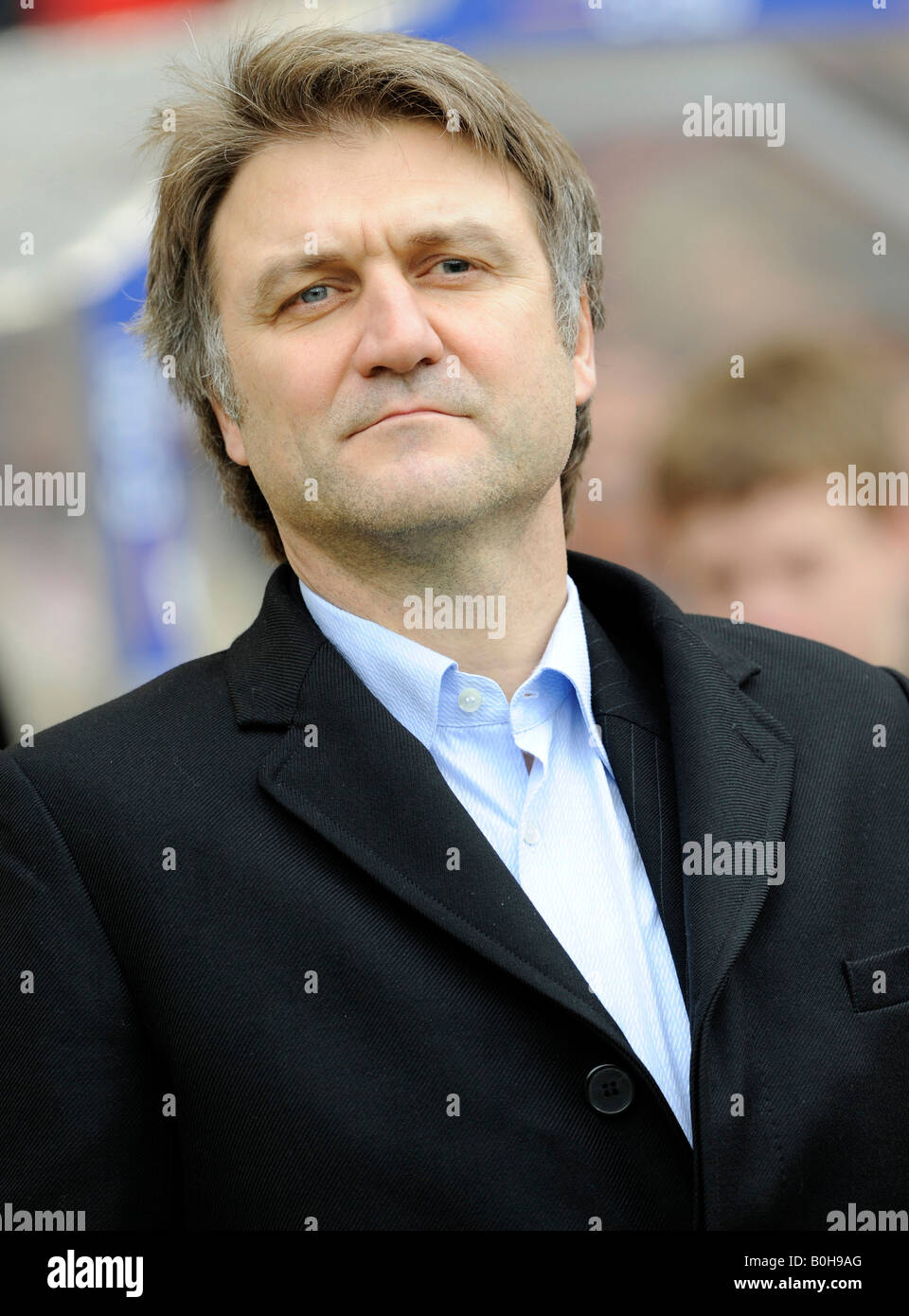 Head of sports Dietmar Beiersdorfer, Hamburger SV football club Stock Photo