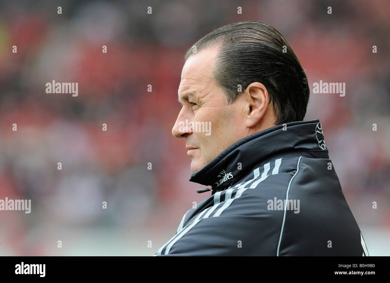 Coach Huub Stevens, Hamburger SV football club Stock Photo