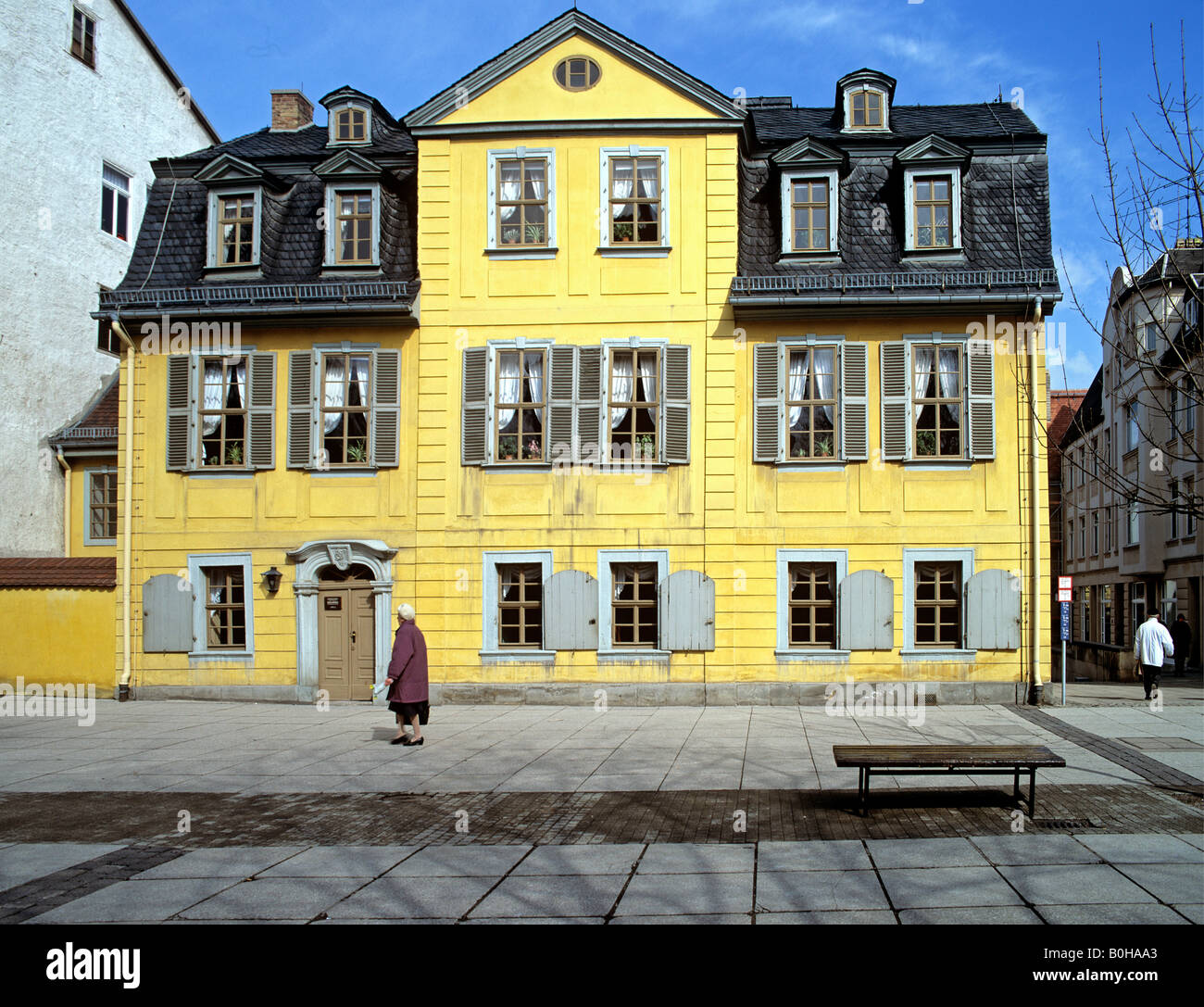 Schiller's residence, Friedrich von Schiller, Weimar, Thuringia, Germany Stock Photo