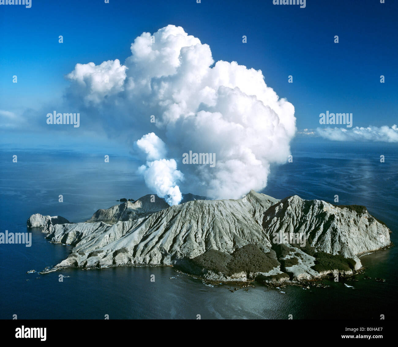 White Island, volcanic eruption, Bay of Plenty, North Island, New Zealand Stock Photo