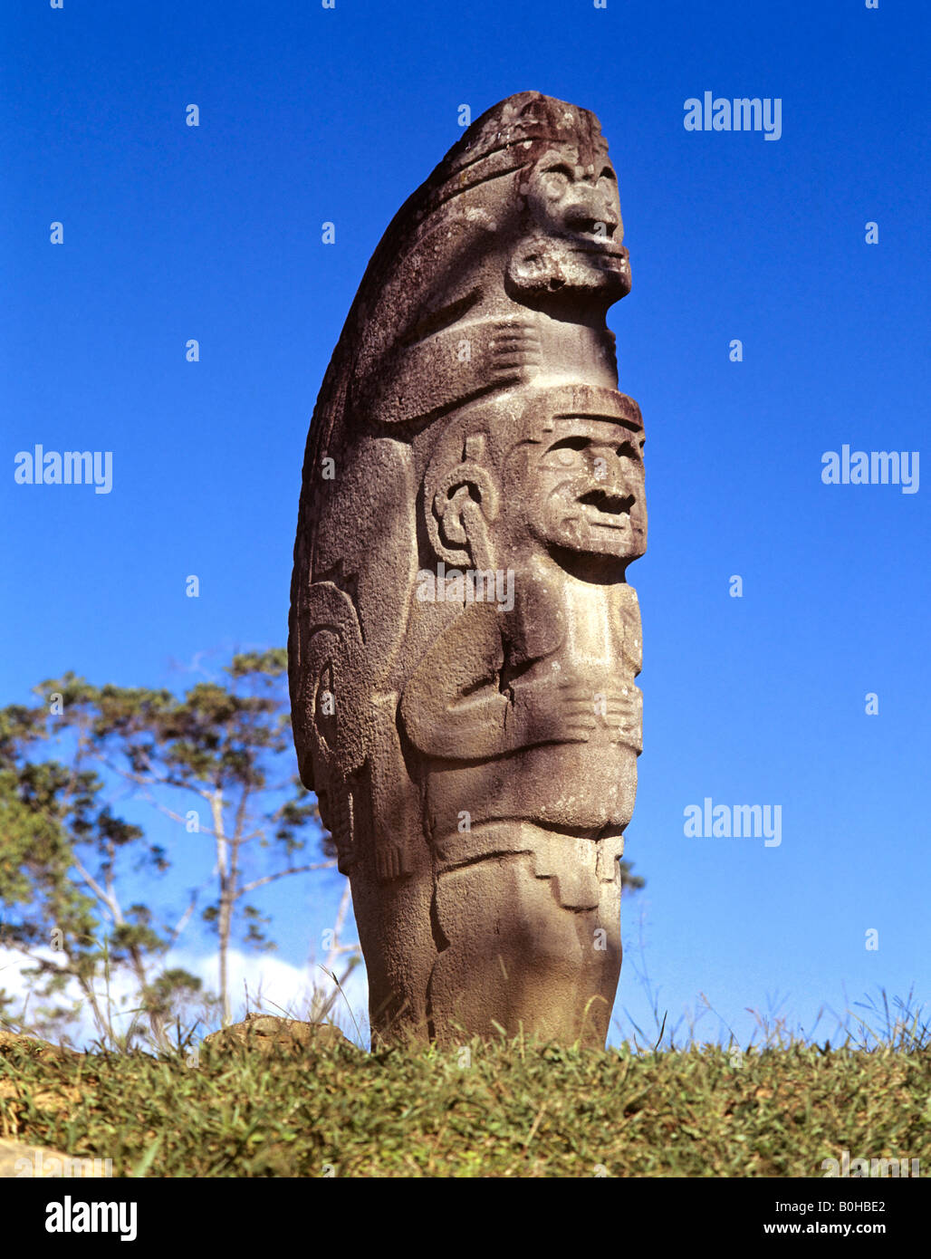 A escultura pré-colombiana confundida com uma imagem santa