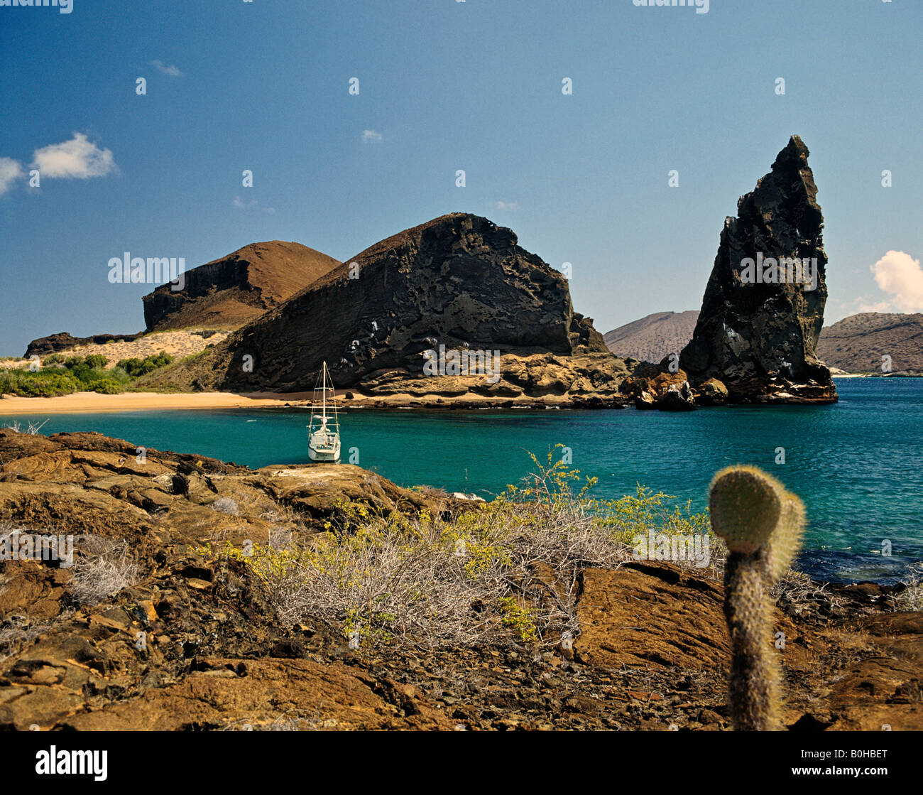 Pinnacle Rock, Pináculo, Bartolome Island, Galapagos Islands, Ecuador