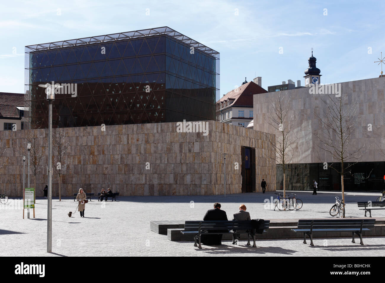 Main synagogue, Jewish Centre, Jakobsplatz, Jacob's Square, Munich, Bavaria, Germany Stock Photo