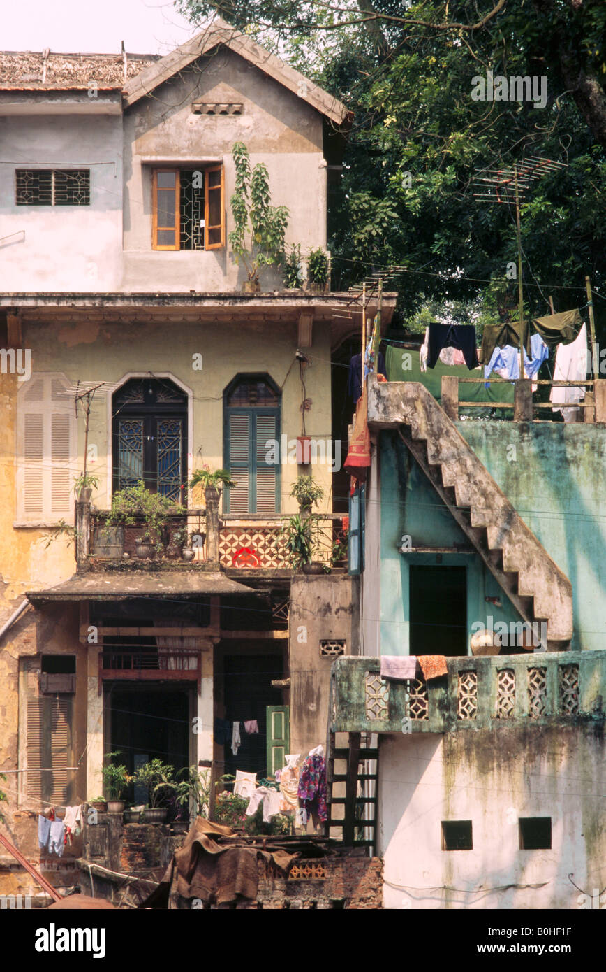 Exterior of a traditional house, Hanoi, Vietnam Stock Photo Alamy