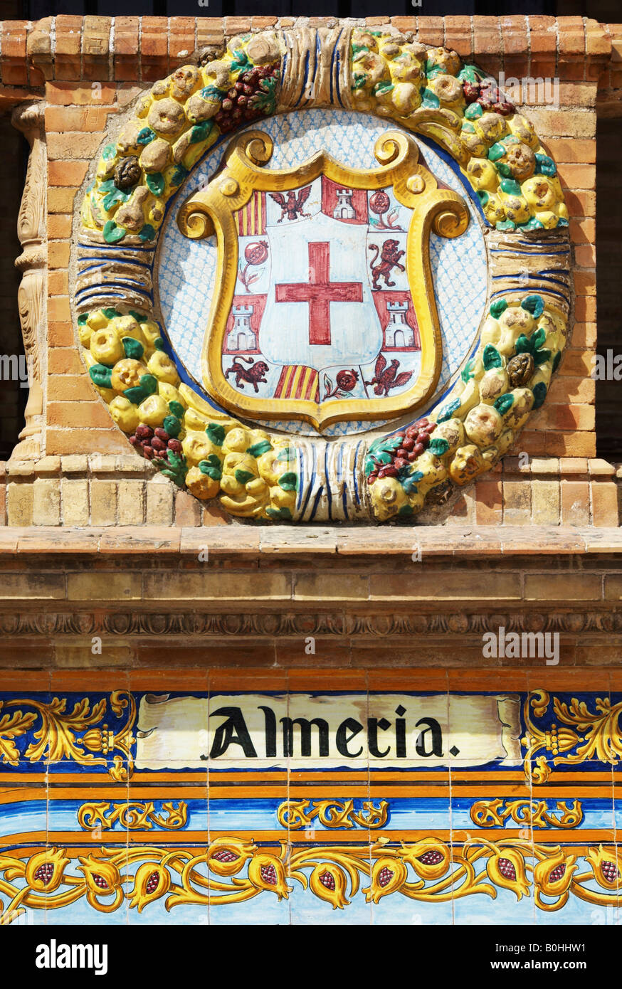 Coat of arms FC Sevilla, Sevilla, football club from Spain Stock Photo -  Alamy