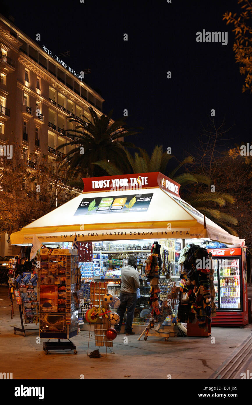 Kiosk, Syntagma Square, Athens, Greece Stock Photo Alamy