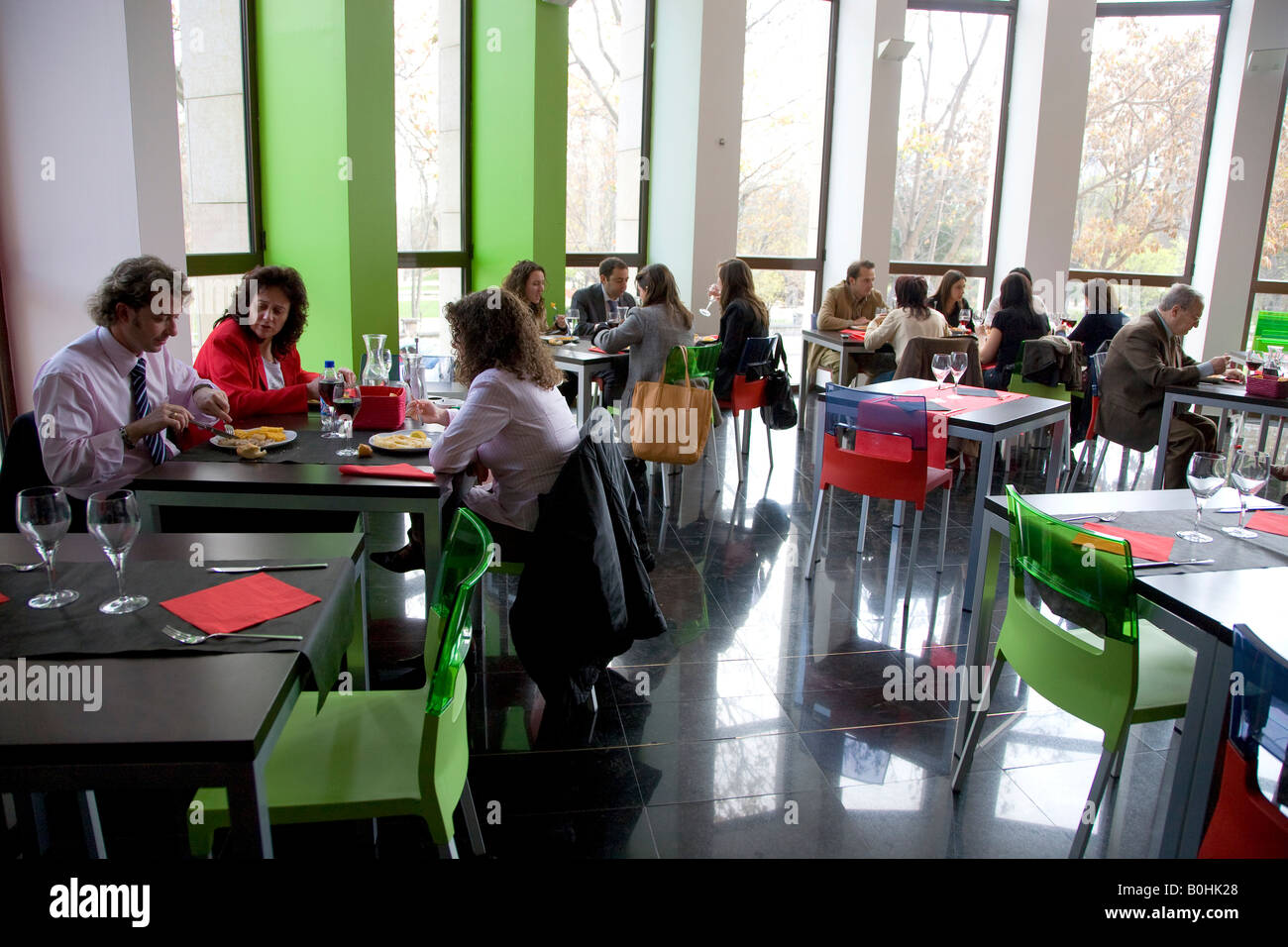 Asalta Restaurant at the Centro de Historia de Zaragoza or Zaragoza History Centre, in Saragossa or Zaragoza, Castile, Aragon,  Stock Photo