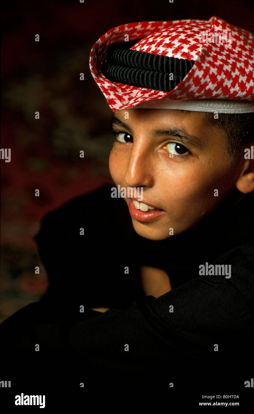 A portrait of a boy, Jordan. Stock Photo