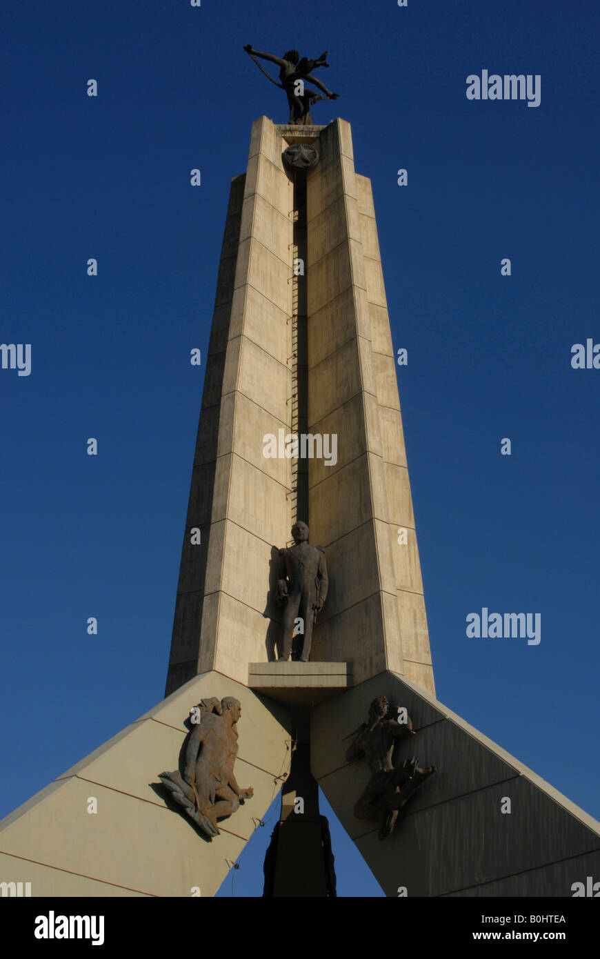 Cerro Lambare, monument honouring indigenous people or Indios, Asuncion, Paraguay, South America Stock Photo