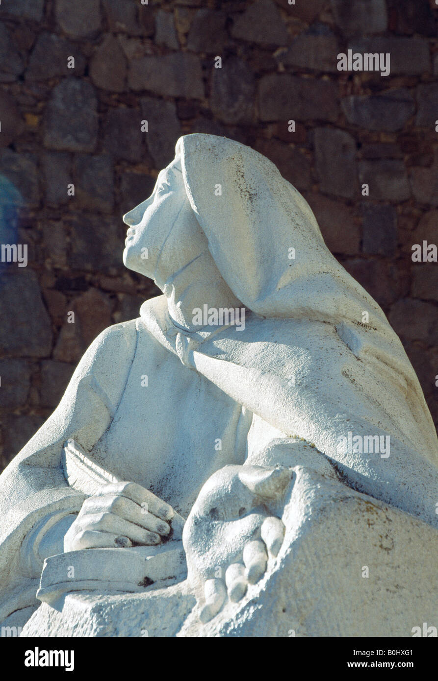Sculpture of Santa Teresa de Jesus. Avila. Castile Leon. Spain. Stock Photo