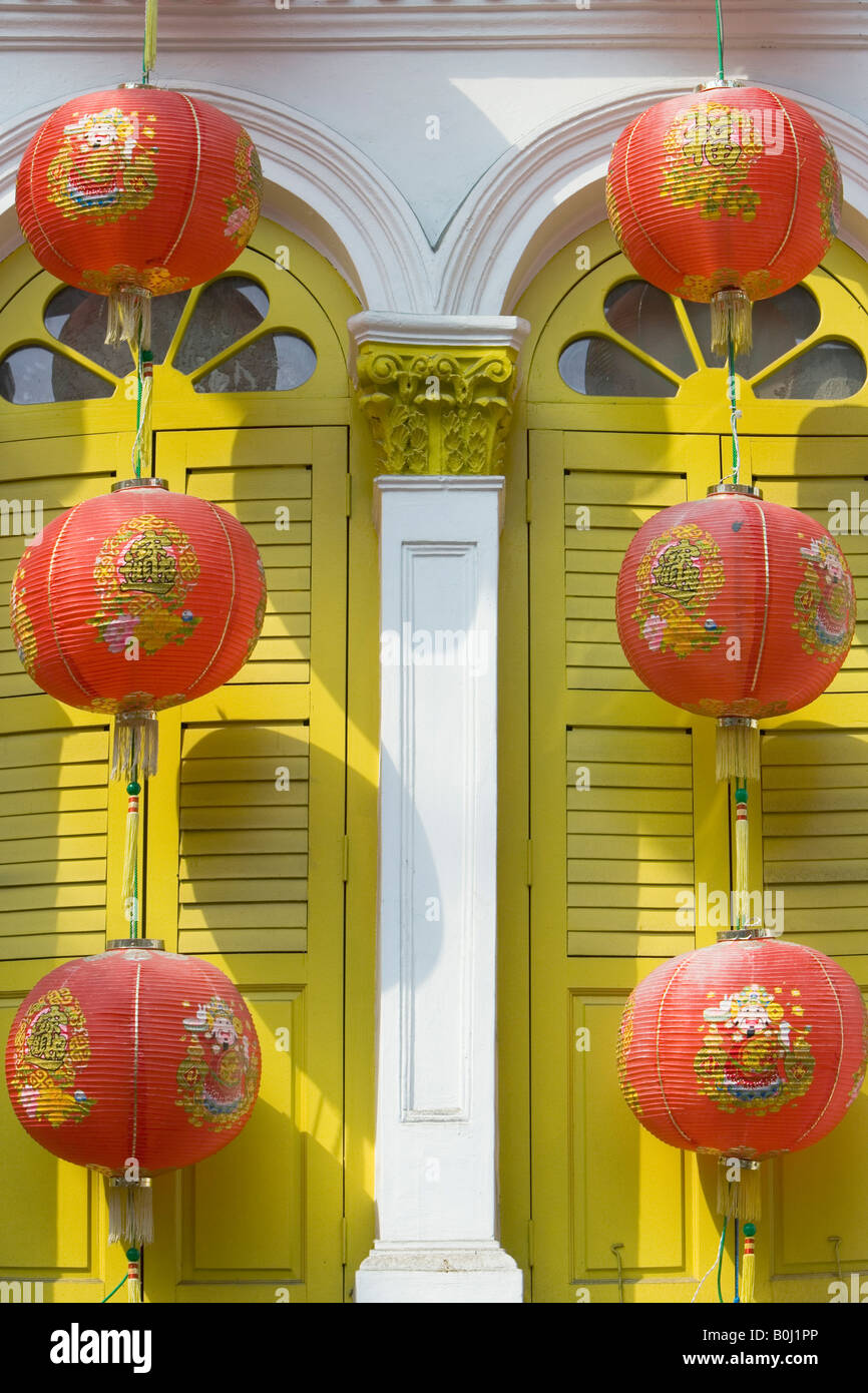 Chinese lanterns, China Town, Singapore Stock Photo